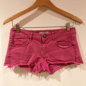 Wildfox Pink Jean Short